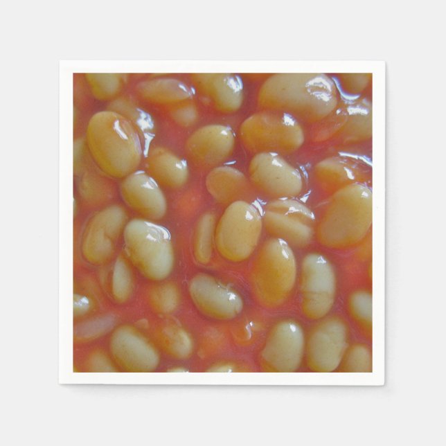 Serviettes Jetables Serviettes de haricots cuits (Devant)