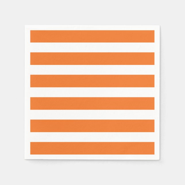 Serviettes Jetables Serviettes De Jetée Orange Chic Moderne (Devant)