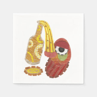 Serviettes Jetables Serviettes de mangue ivre