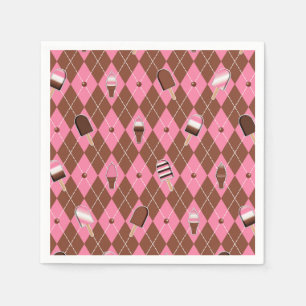 Serviettes Jetables Stickers napolitains Jacquard PAPIER PARTY NAPKINS