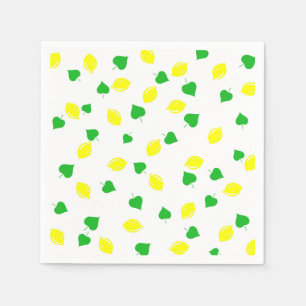 Serviettes Jetables Sucrée Lemonade d'été