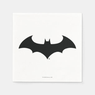 Serviettes Jetables Symbole Batman   Logo Simple Bat Silhouette