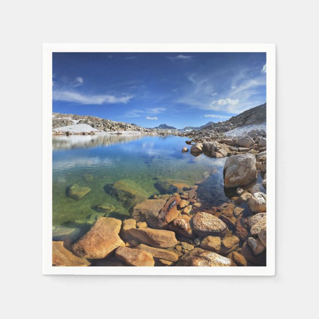 Serviettes Jetables Tarn à l'ours noir - Sierra (Devant)