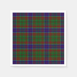 Serviettes Jetables Tartan d'Adams de clan