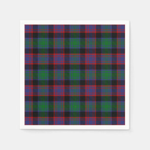 Serviettes Jetables Tartan de chasse d'Alexandre de clan