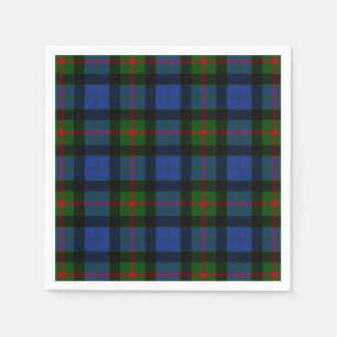 Serviettes Jetables Tartan de Gunn de clan