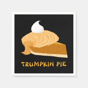 Serviettes Jetables Tarte drôle de Donald Trump Trumpkin