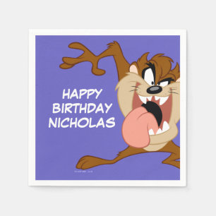 Serviettes Jetables TAZ Sticking his Tongue Out