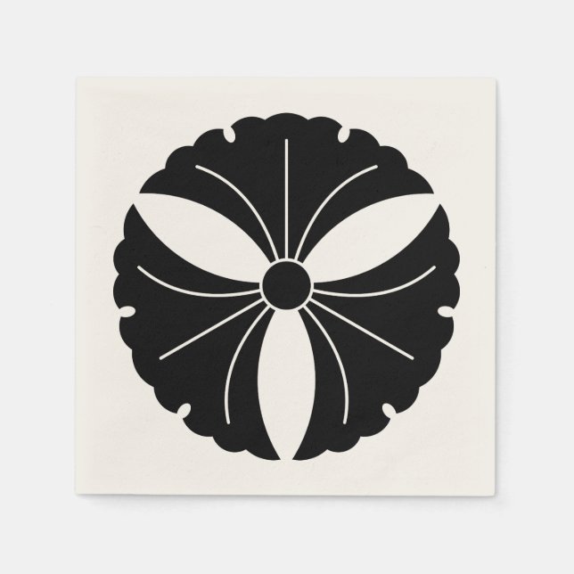 Serviettes Jetables Three ginkgo (Devant)