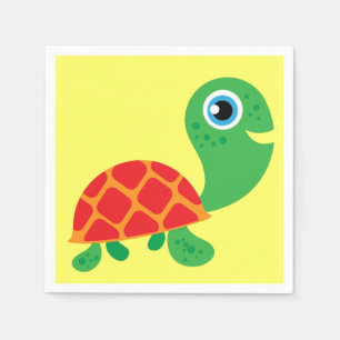 Serviettes Jetables Tortue impressionnante