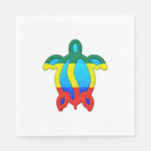 Serviettes Jetables Tortue jamaïcaine