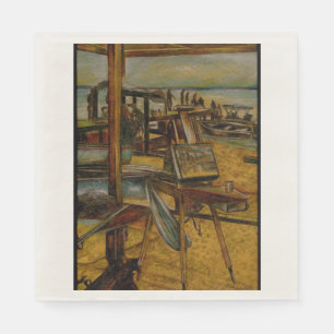 Serviettes Jetables Toutes les grandes peintures commence par une touc
