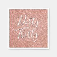 Trente Jour Rose Gold Blush Pink Parties scintilla