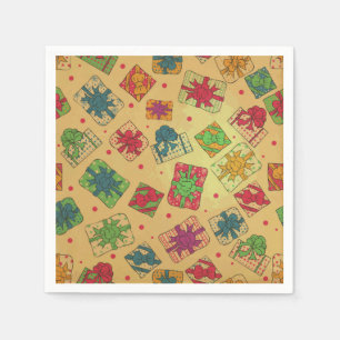 Serviettes Jetables Venin de Christmas