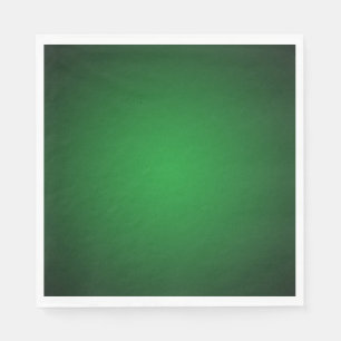 Serviettes Jetables Vignette Grainée Verte-Noire Tendance