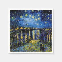 Vincent Van Gogh Starry Nuit 1888 Papier serviette