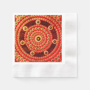 Serviettes Mandala, Serviettes en papier pour cock