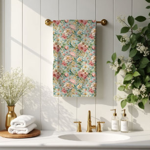 Serviettes Pastel Bloom Style Salle de Bain Inspir