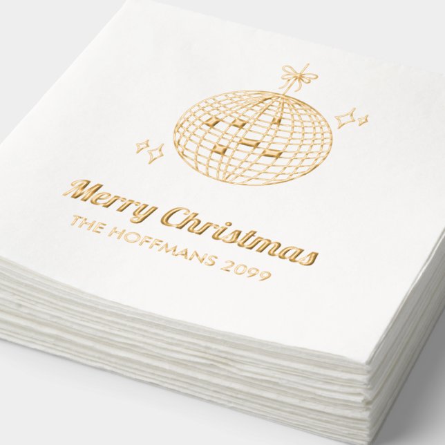 Serviettes personnalisées de l'huile d'or rétro Di (Détail)