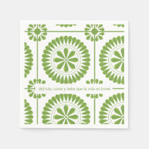 Servilleta de papel con krankño mexicano