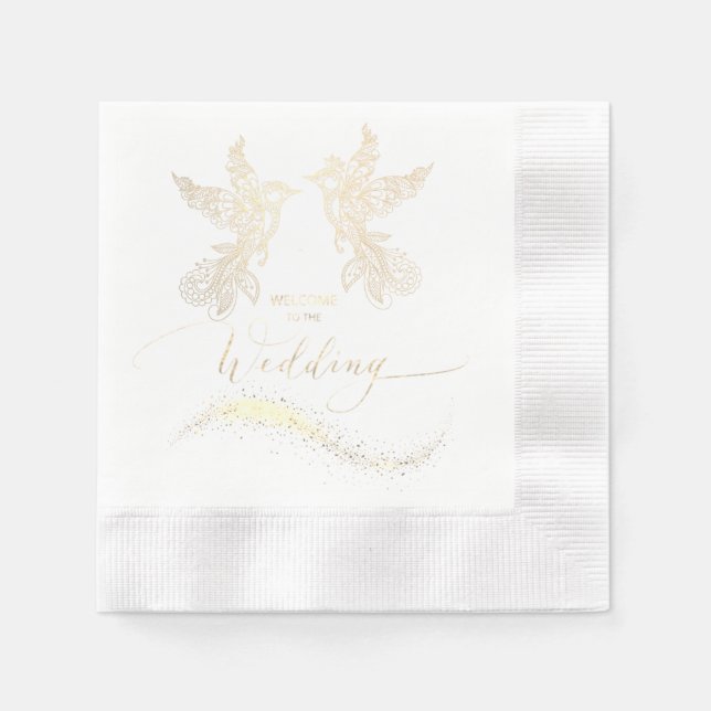 Servilleta de papel para boda serviette (Vorderseite)