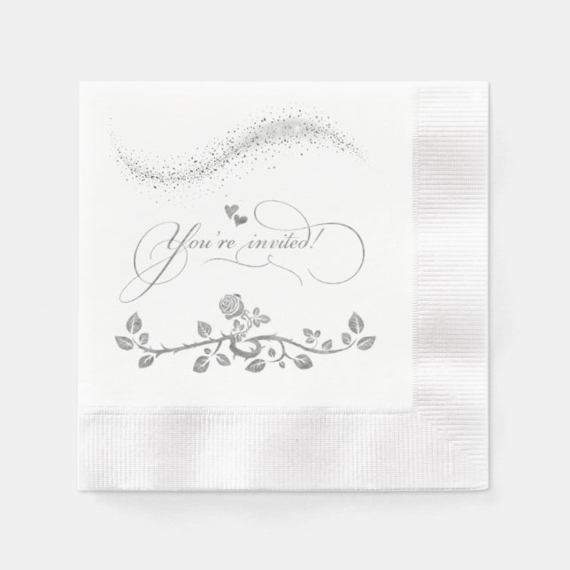 Servilleta de papel para boda serviette (Vorderseite)