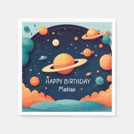 Servilletas cumpleaños personalizadas serviette