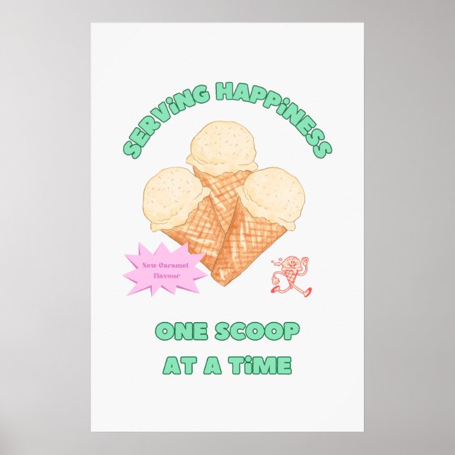 Serving Happiness Poster (Vorne)