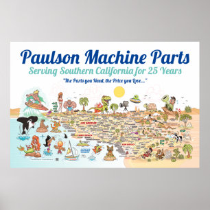 Serving SoCal Custom Poster