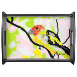 Serving Try : Tanagers Bird of Oregon Serviertablett