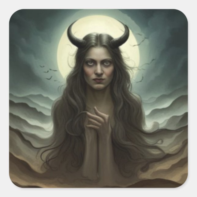 ses autocollants démon (Devant)