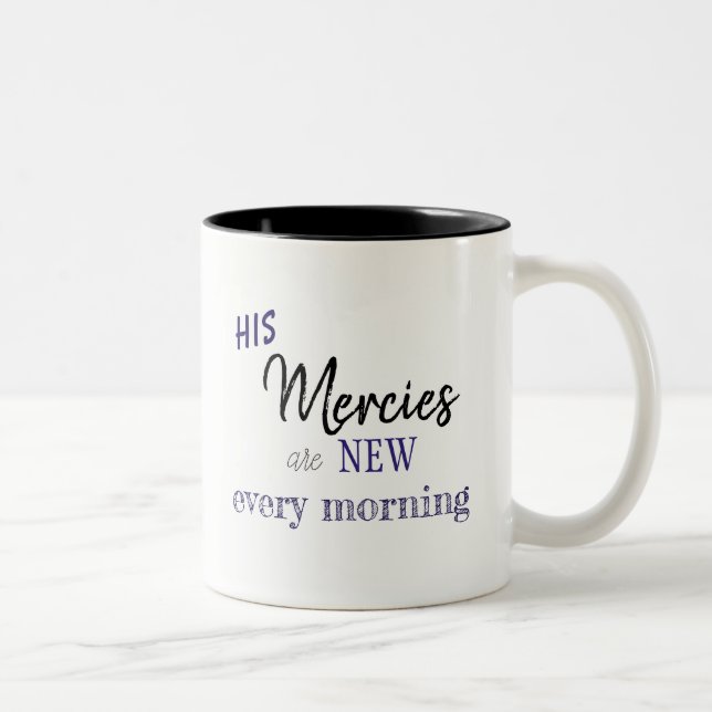 Ses pitiés sont nouvelles chaque tasse de matin (Droit)