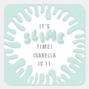 Ses stickers de fête d'anniversaire turquoise en 
