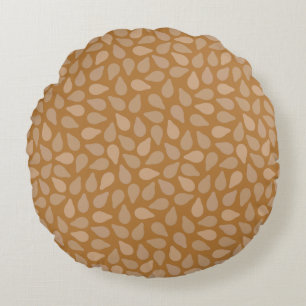Sesamball Rundes Kissen