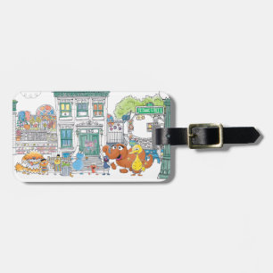 Sesame Pals Doodley Graphic Gepäckanhänger