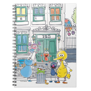 Sesame Pals Doodley Graphic Notizblock