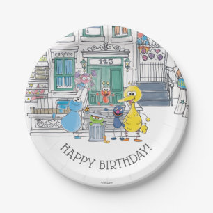 Sesame Pals Doodley Graphic Pappteller