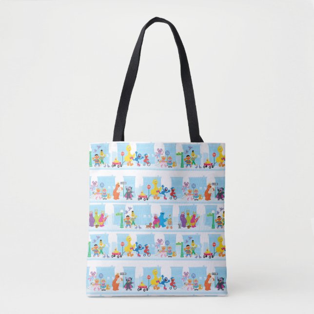Sesame Pals Spaziergang entlang der Sesamstraße Mu Tasche (Vorderseite)
