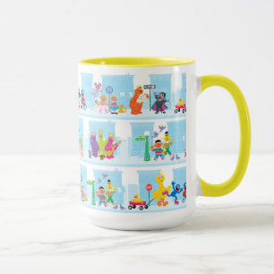 Sesame Pals Spaziergang entlang der Sesamstraße Mu Tasse
