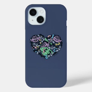 Sesame Sesame   Count von Count Doodle Heart Case-Mate iPhone Hülle