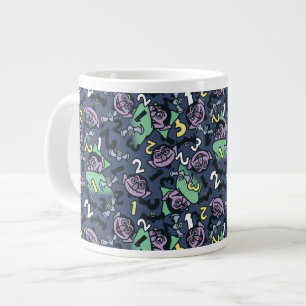 Sesame Sesame Count von Count Doodle Pattern Jumbo-Tasse