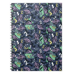 Sesame Sesame   Count von Count Doodle Pattern Notizblock