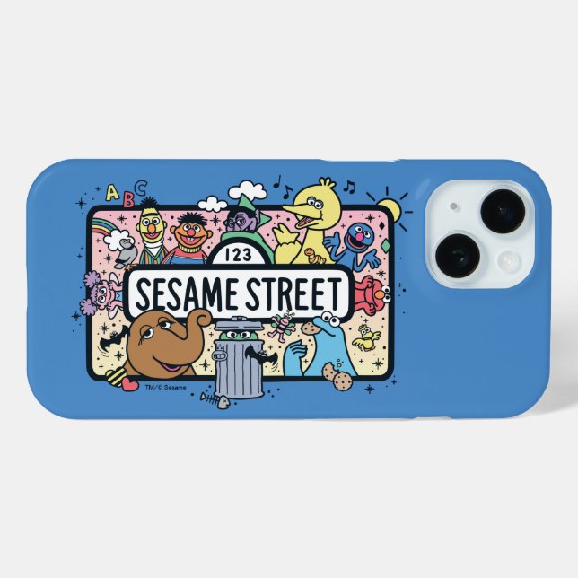 Sesame Sesame | Sesame Pals Doodle Sign Case-Mate iPhone Hülle (Rückseite (Horizontal))