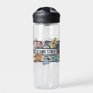 Sesame Sesame Sesame Pals Doodle Sign Trinkflasche