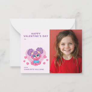 Sesame Street   Abby Cadabby Herz Foto Mitteilungskarte