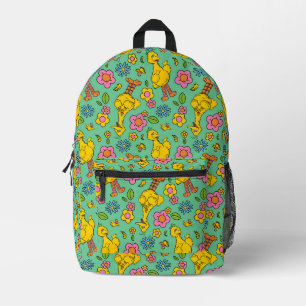 Sesame Street Big Bird & Little Bird Muster Bedruckter Rucksack