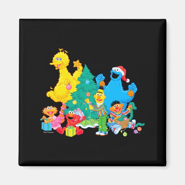 Sesame Street Christmas Pals  Magnet (Vorne)