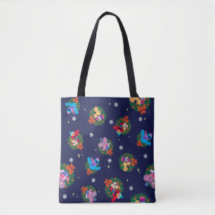 Sesame Street Christmas Wreath Pattern Tasche
