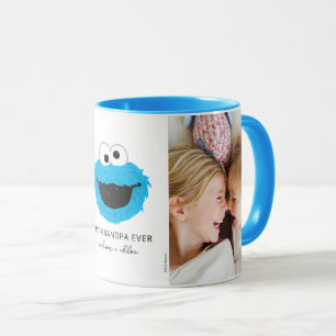 Sesame Street Cookie Monster   Großvater - Foto Tasse