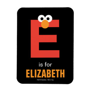 Sesame Street   E steht für Elmo Magnet